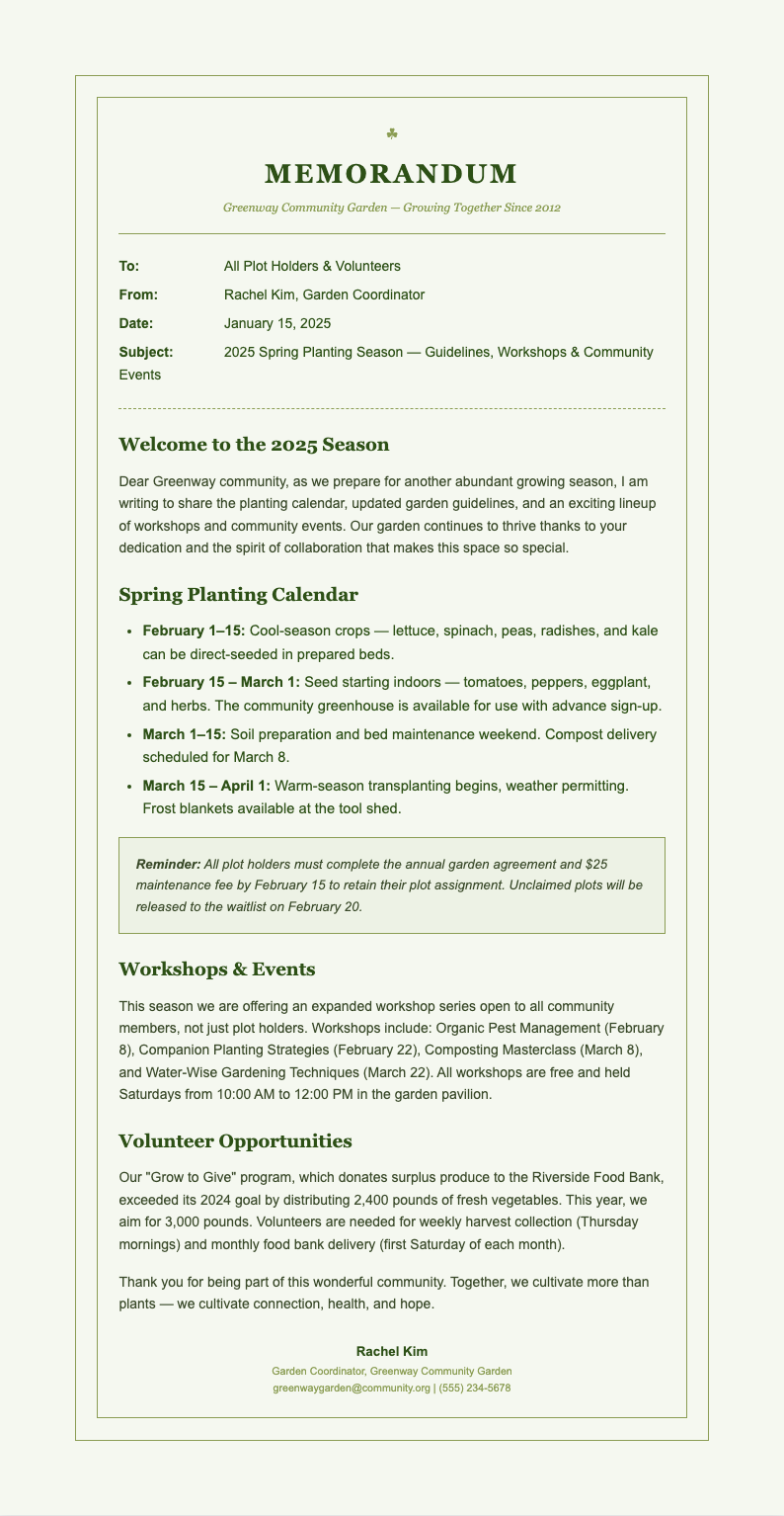 Botanical Nature Memo